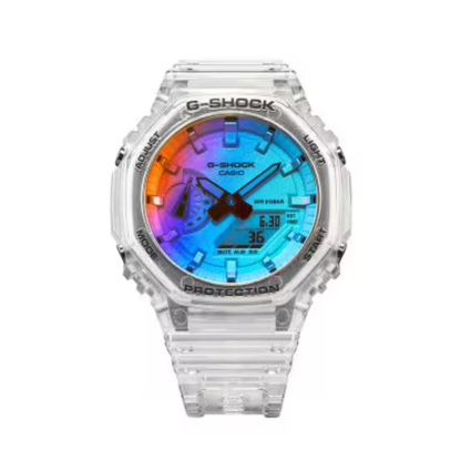 G-SHOCK - GA-2100SRS-7A – Skeleton Rainbow