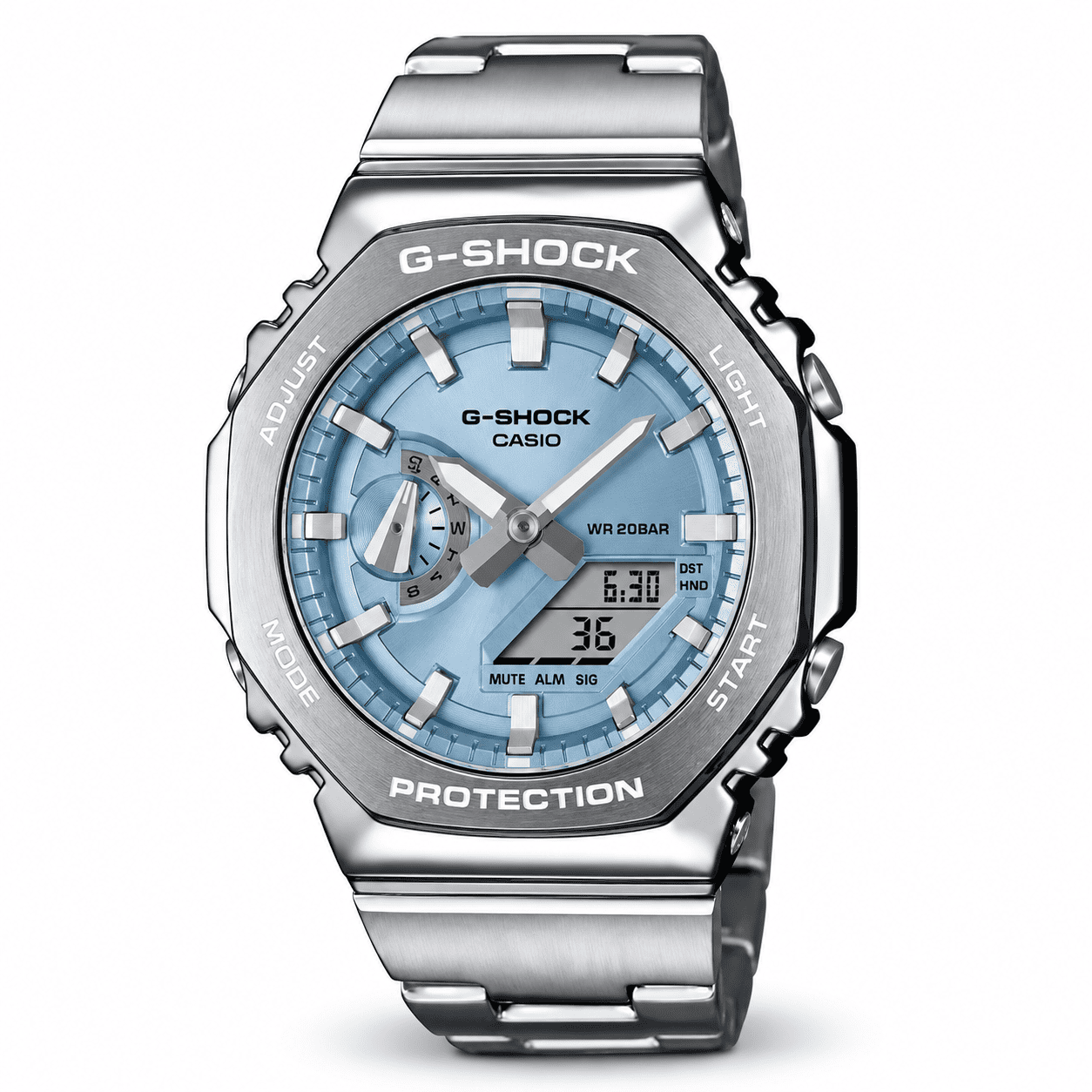 G-SHOCK GM-2100 – Silver Ice Blue